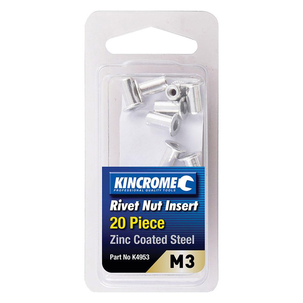 KINCROME Rivet Nut Insert M3 20 Piece K4953