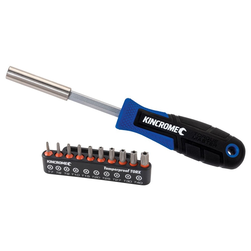 KINCROME TorqueMaster T.Proof TORX Bit and Driver Set - 11 Piece K5514