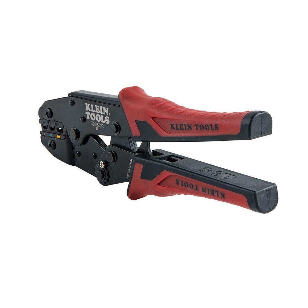 KLEIN 0.5-6mm Insulated Ratcheting Crimper A3005CR