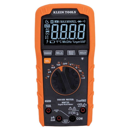 KLEIN 1000V 10A AC DC Digital Multimeter LOZ TRMS Temp CATIV A-MM720