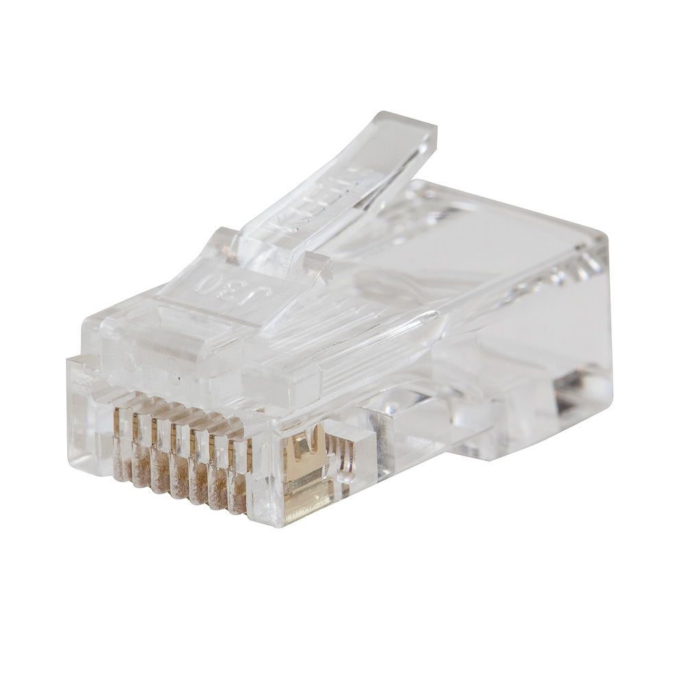 KLEIN 10-Pack Pass-Thru Modular Data Plugs CAT6 A-VDV826-729