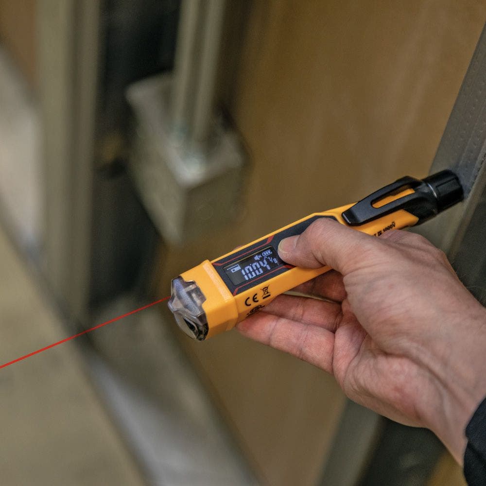 KLEIN 12-1000V Voltage Detector CATIV w. 20m Laser Distance Meter ANCVT6