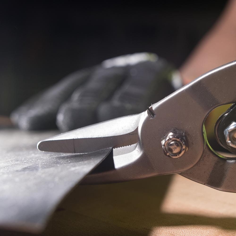 KLEIN 256mm Left Aviation Snips with Wire Cutter A-1200L
