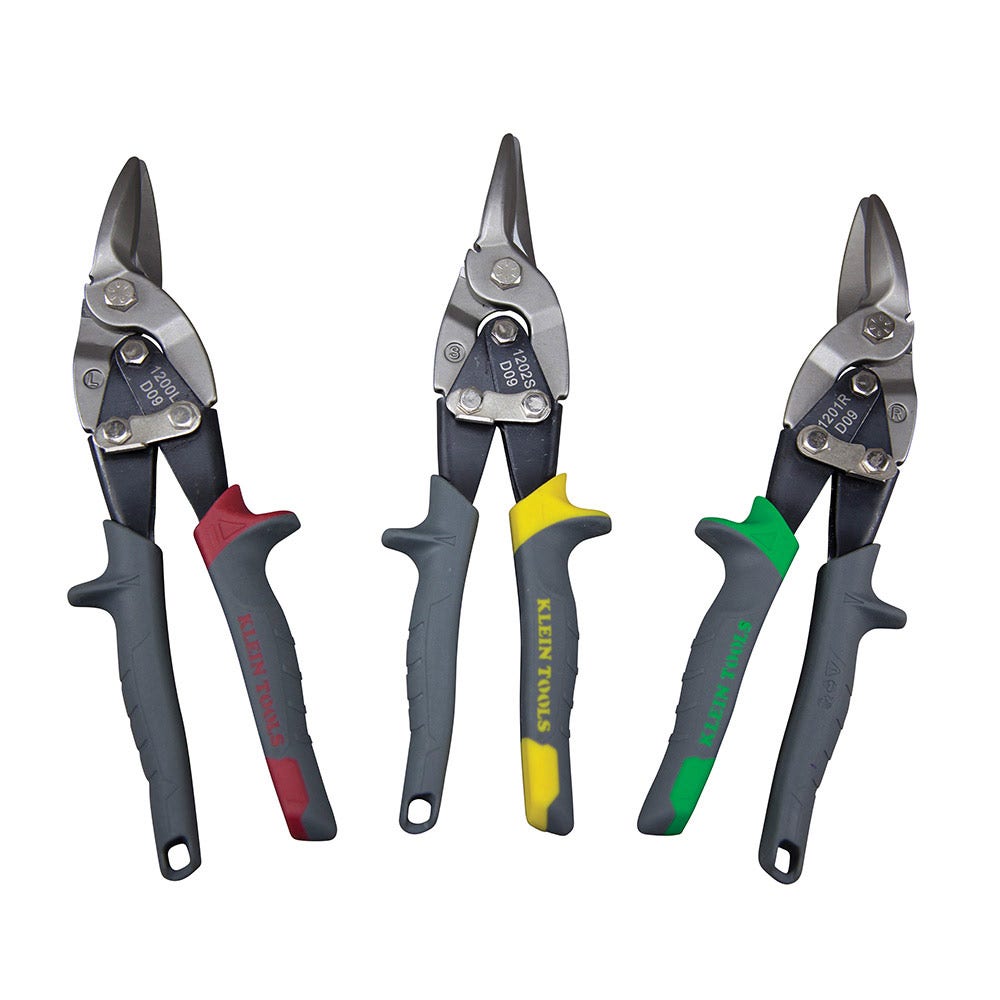 KLEIN 256mm Right Aviation Snips with Wire Cutter A-1201R