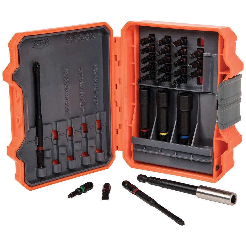 KLEIN 26 Piece Pro Impact Power Bit Set A-32799