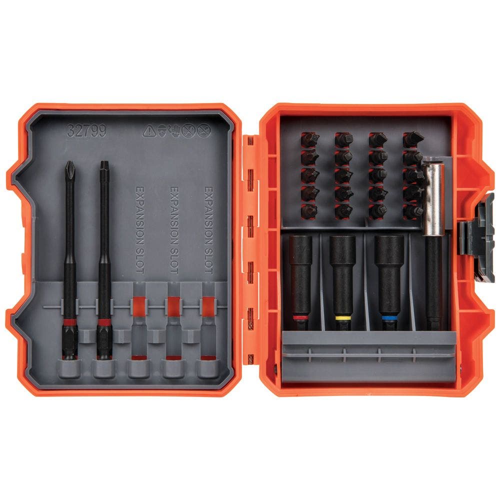KLEIN 26 Piece Pro Impact Power Bit Set A-32799