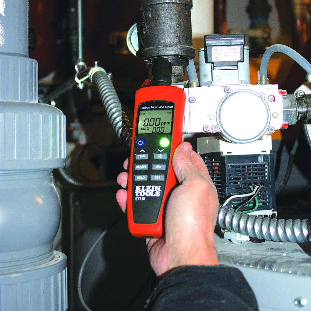 KLEIN 33PPM-200PPM Alarm Range Carbon Monoxide Detector AET110