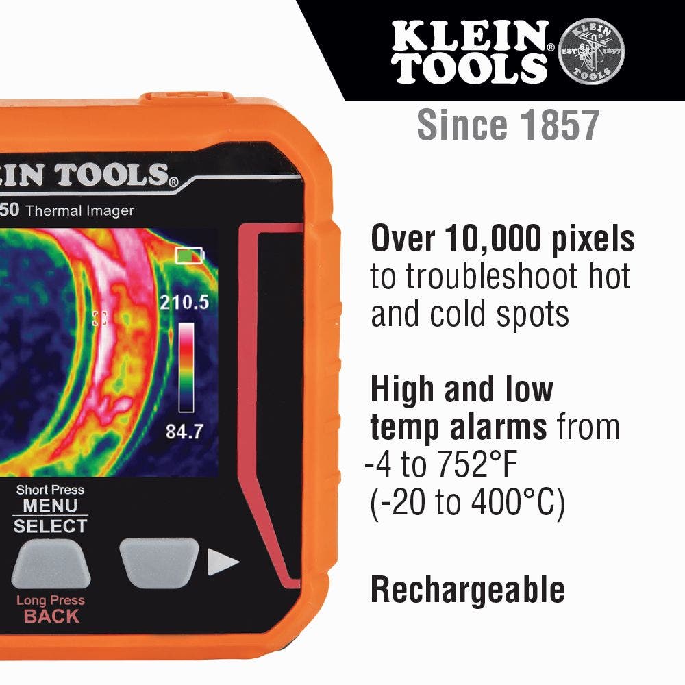 KLEIN 400 degreesC Rechargeable Thermal Imager ATI250
