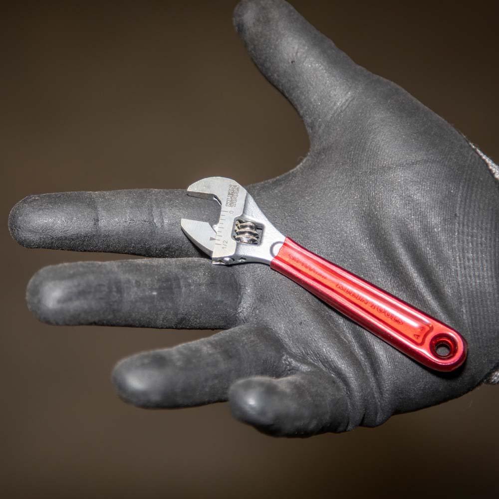 KLEIN 4inch Adjustable Wrench Plastic Dipped A-D506-4