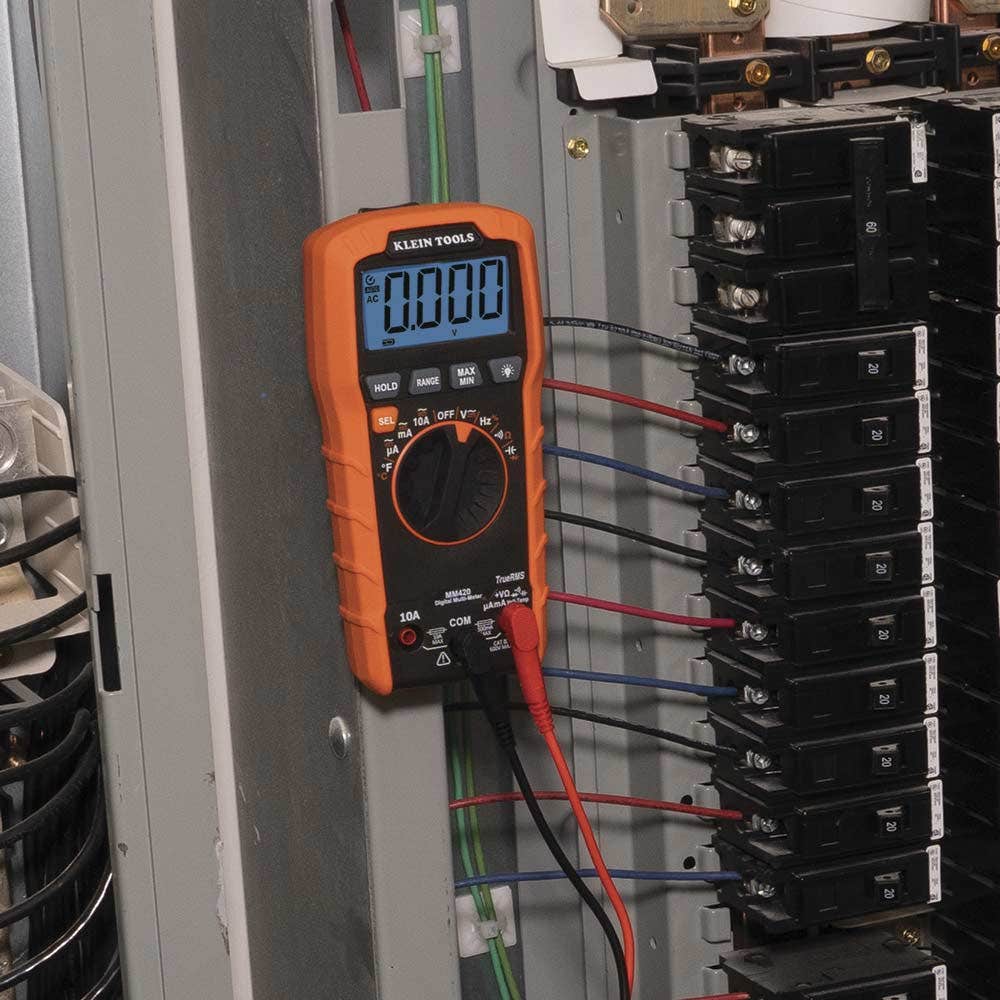 KLEIN 600V 10A AC DC Autorange TRMS Temp Mmeter A-MM420