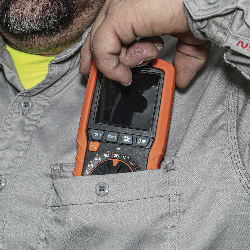 KLEIN 600V 10A AC DC Autorange TRMS Slim Mmeter A-MM450