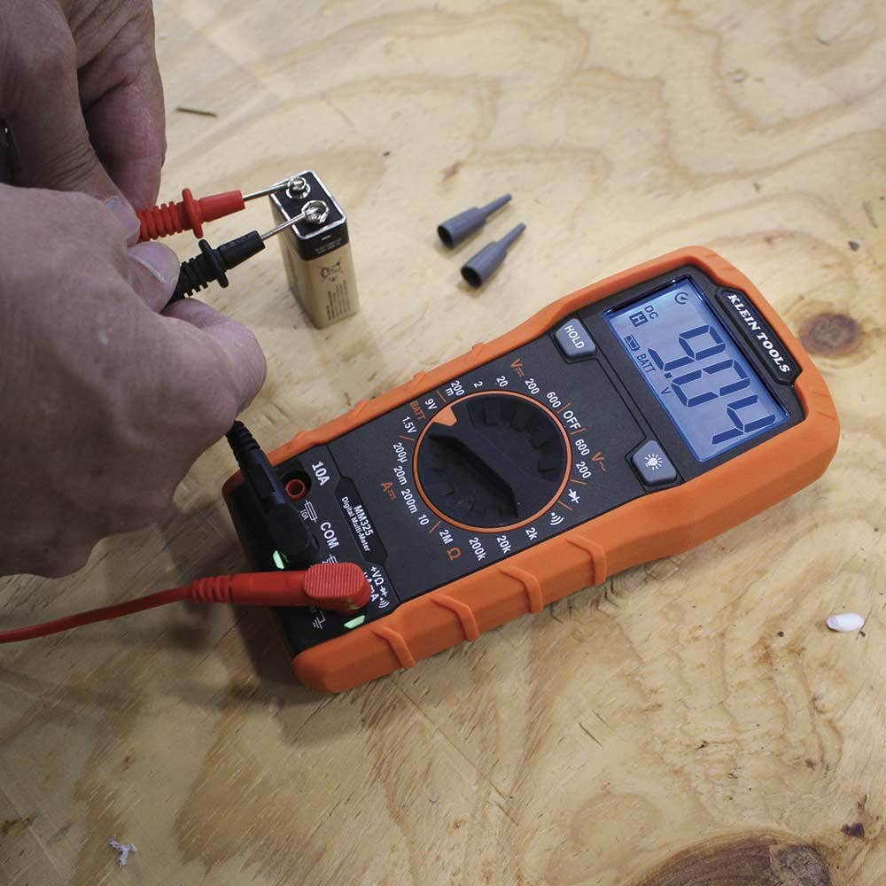 KLEIN 600V AC DC 10A DC Manual Range Multimeter A-MM325