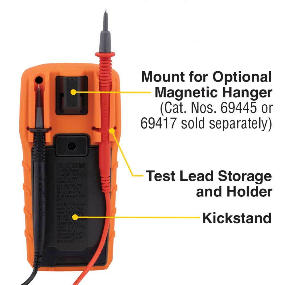 KLEIN 600V AC DC 10A DC Manual Range Multimeter A-MM325