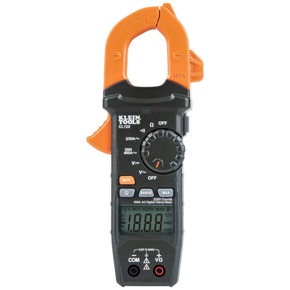 KLEIN 600V CAT4 400A AC DC Digital Clamp Meter A-CL110