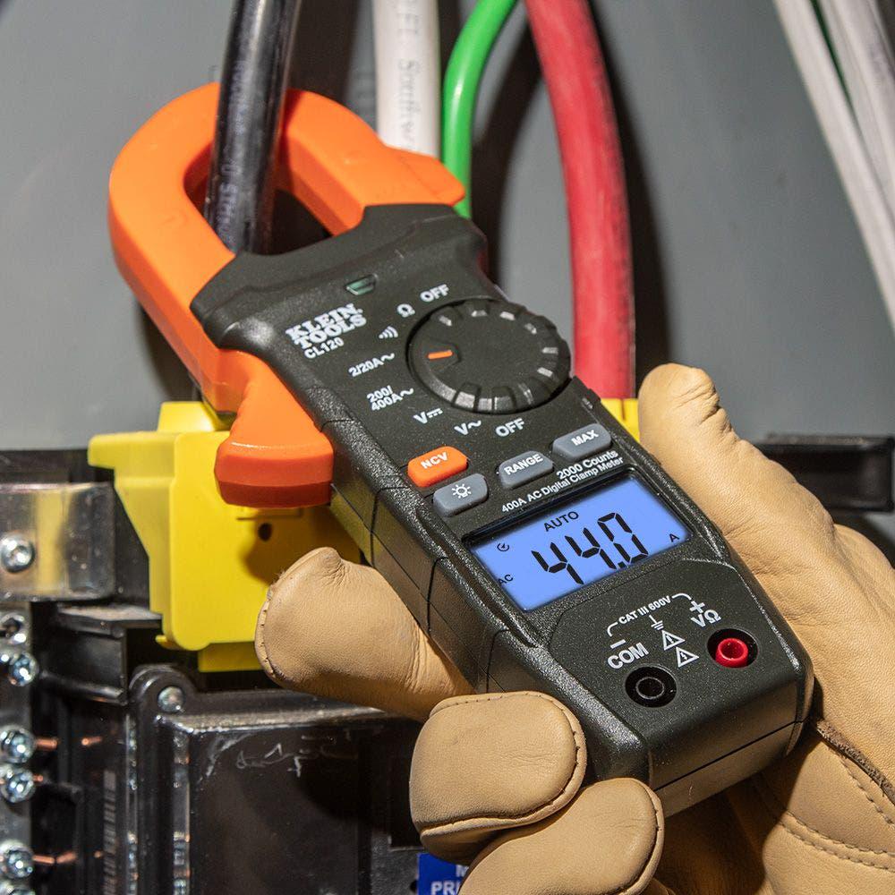 KLEIN 600V CAT4 400A AC DC Digital Clamp Meter A-CL110
