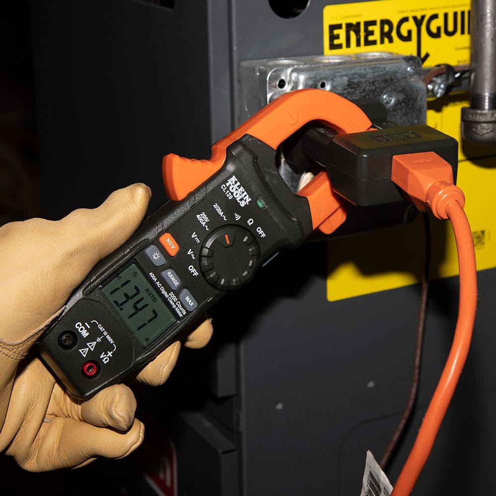 KLEIN 600V CAT4 400A AC DC Digital Clamp Meter A-CL110