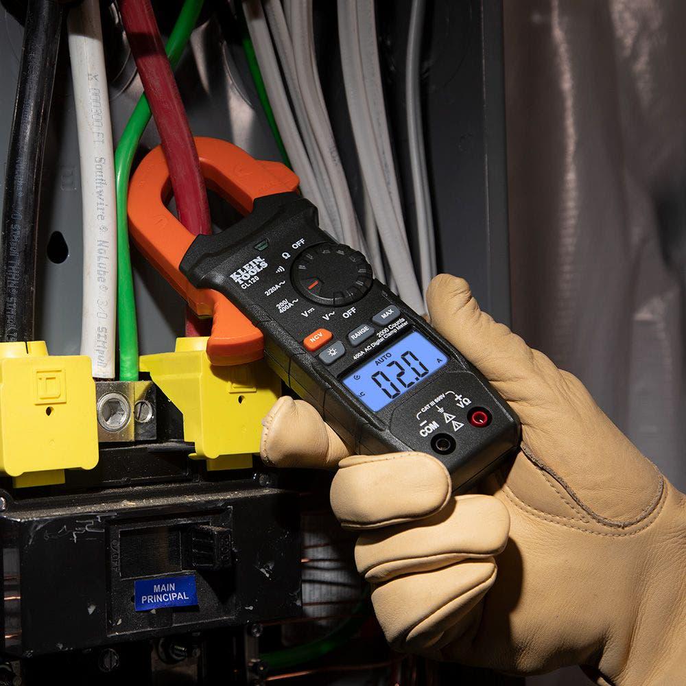 KLEIN 600V CAT4 400A AC DC Digital Clamp Meter A-CL110