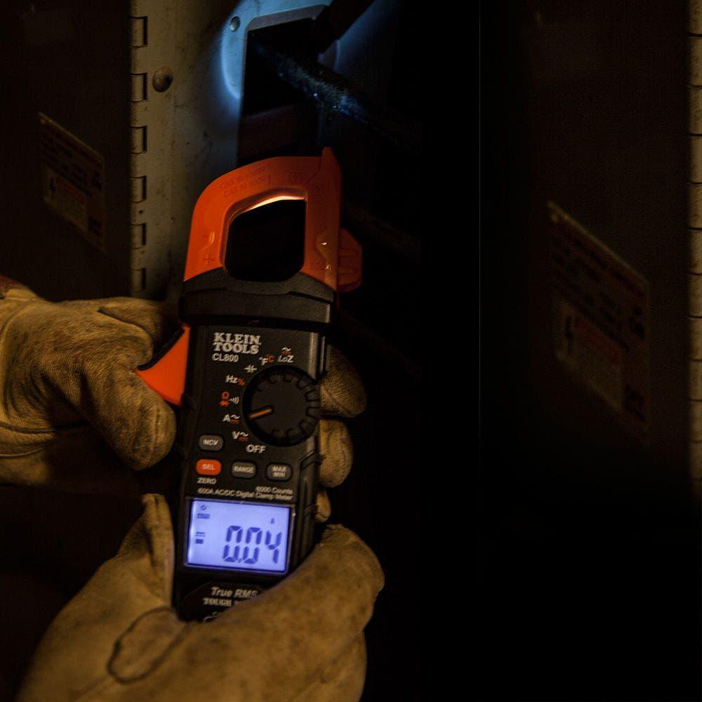 KLEIN 600V CAT4 LoZ 1000V CAT3 AC DC Digital Clamp Meter Auto Off ACL800