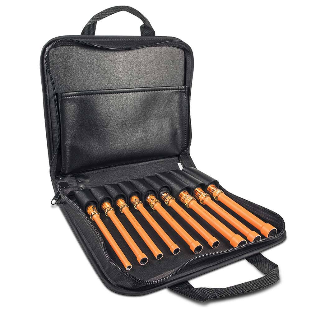 KLEIN 6inch Shaft Insulated Nut Driver Set - 9 Piece A-33524