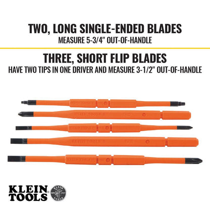 KLEIN 8-in-1 Insulated Screwdriver Set 32288