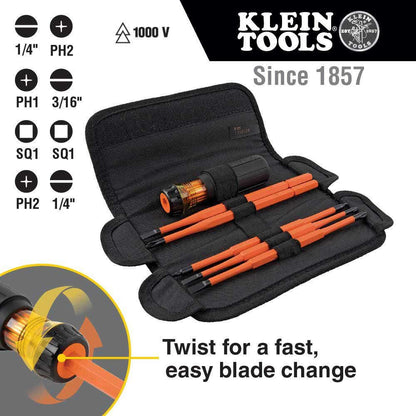 KLEIN 8-in-1 Insulated Screwdriver Set 32288