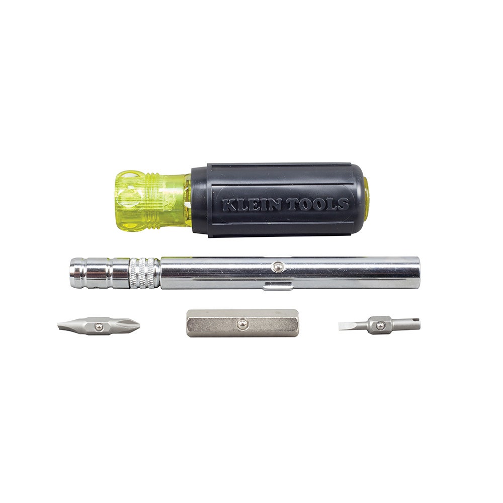 KLEIN 8-in-1 Screwdriver Nut Driver with Slide Drive A-32596