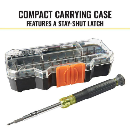 KLEIN All-in-1 Precision Screwdriver Bit Set with Case - 39 Piece A32717