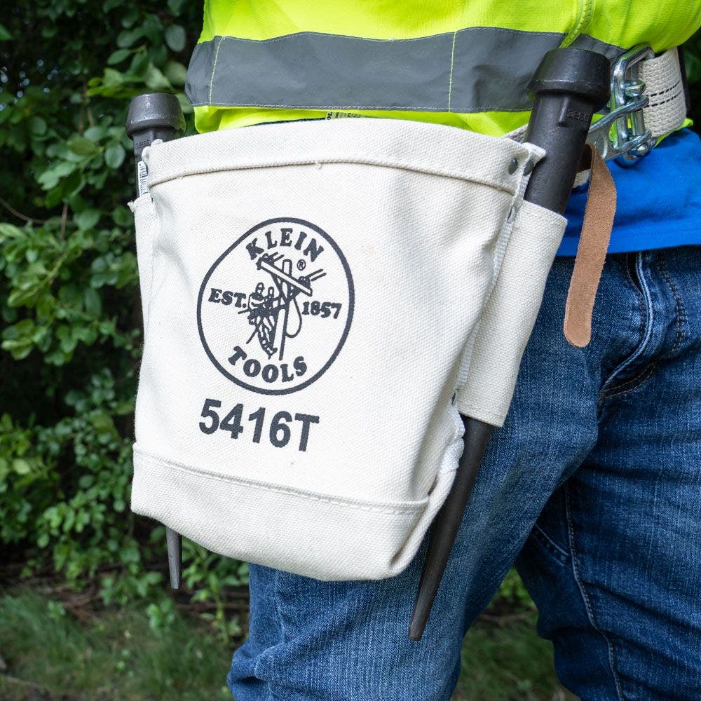 KLEIN Canvas Bolt Tunnel Loop Tool Pouch 5416T