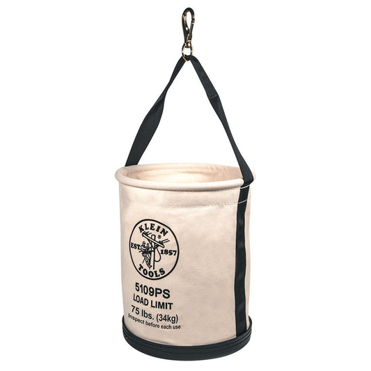 KLEIN Canvas Swivel Tool Bucket w Pocket 5109PS