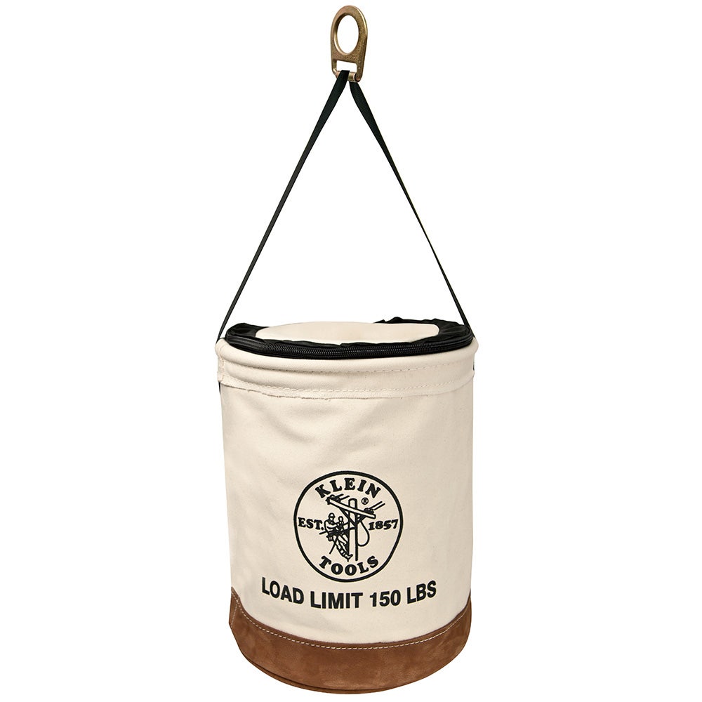 KLEIN Canvas Tool Bucket w Bucket Top 5104CLR22