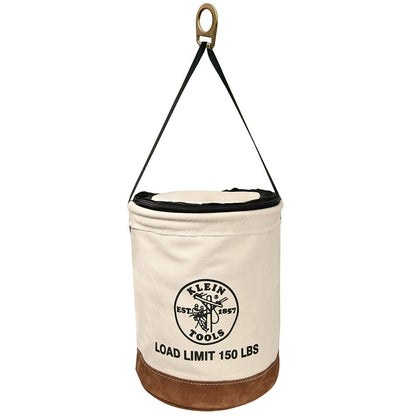 KLEIN Canvas Tool Bucket w Bucket Top 5104CLR22