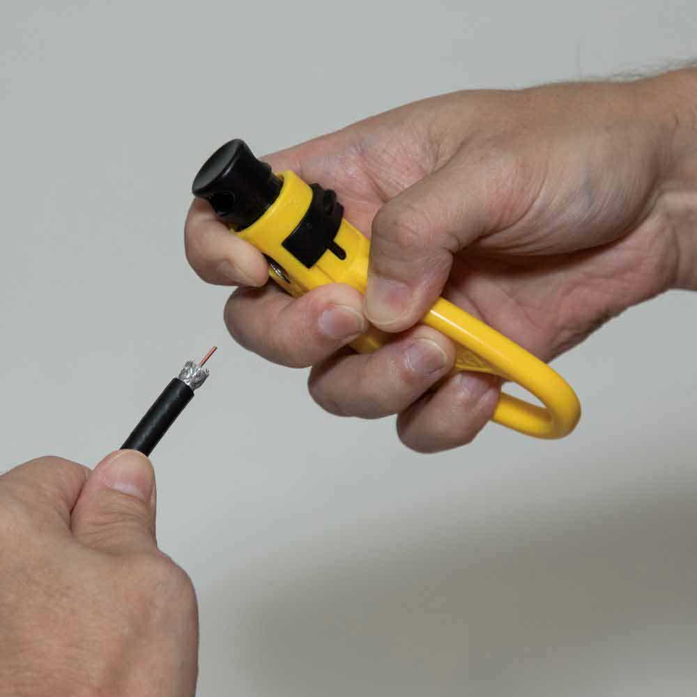 KLEIN Coax Cable 2-Level Radial Stripper A-VDV110-061