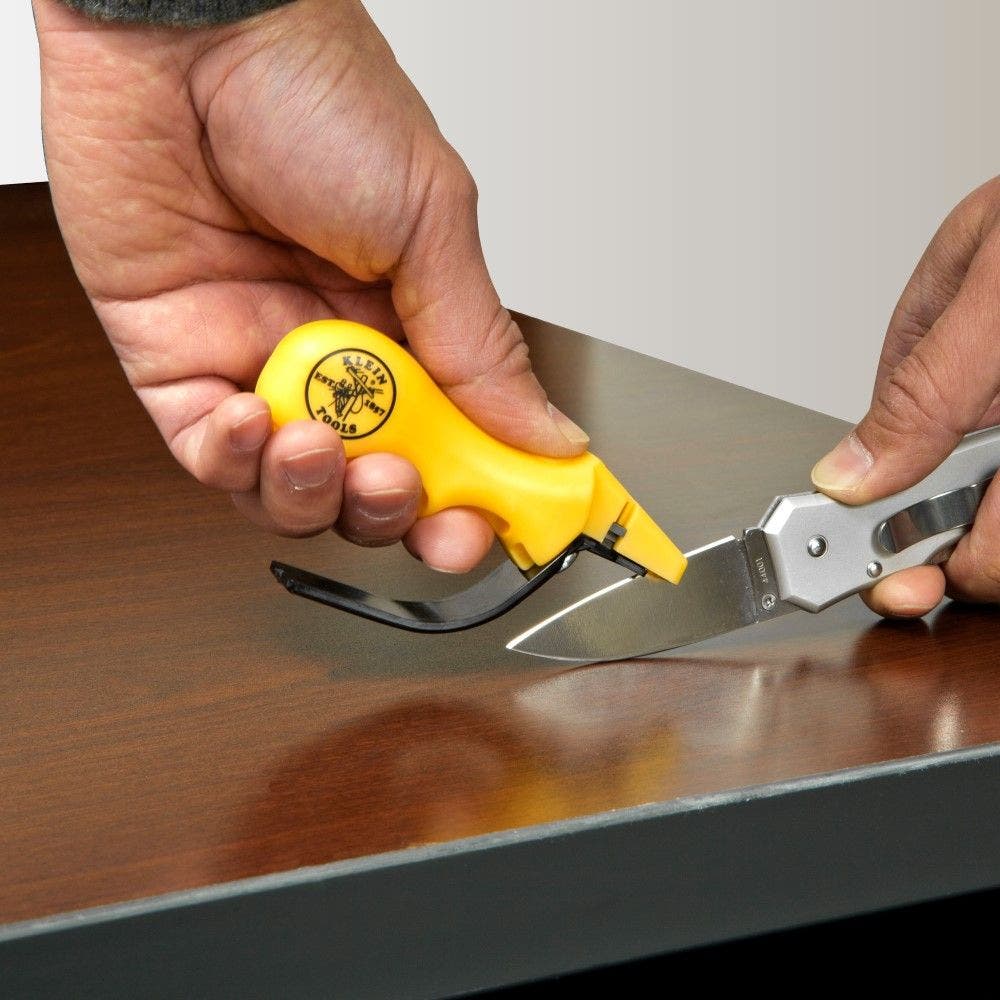 KLEIN Combination Knife and Scissors Sharpener A-48036