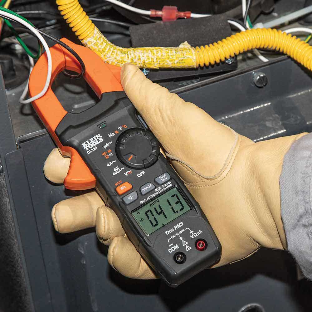 KLEIN HVAC Digital Clamp Meter AC Auto-Ranging 400 Amp A-CL320