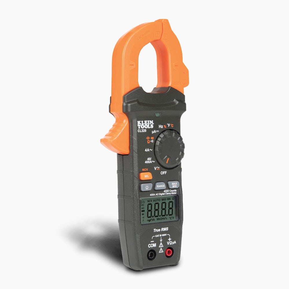 KLEIN HVAC Digital Clamp Meter AC Auto-Ranging 400 Amp A-CL320