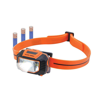 KLEIN LED Head Lamp 2-mode w Hard Hat Strap FL1 A-56220