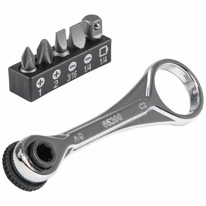 KLEIN Slim-Profile Mini Ratchet Set - 5 Piece A-65200
