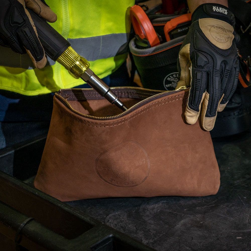 KLEIN Top-Grain Leather Tool Pouch 5139L