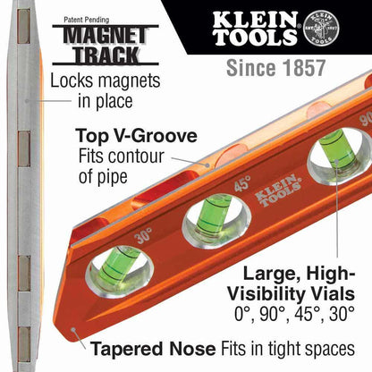 KLEIN Torpedo Billet Level, Rare Earth Magnet A-935RB