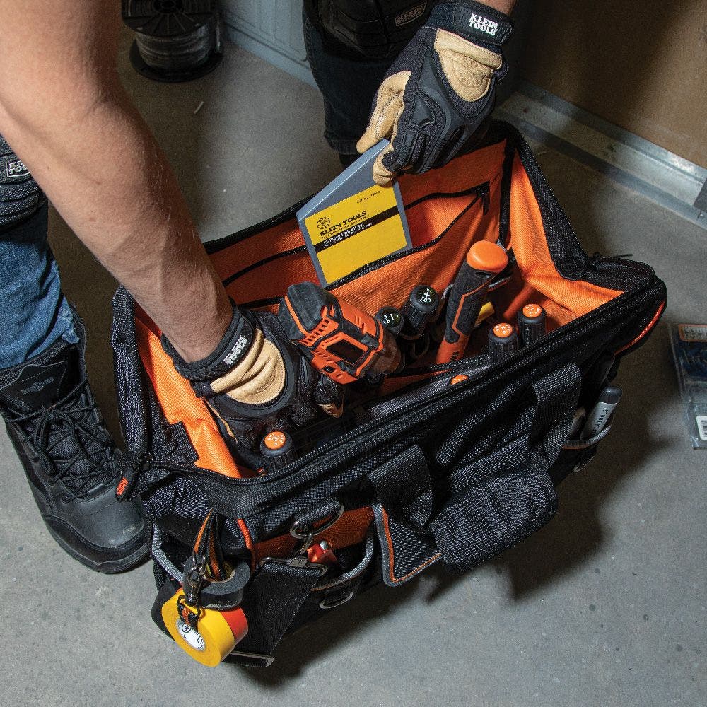 KLEIN Tradesman Pro 42 Pocket Wide-Open Tool Bag 55469