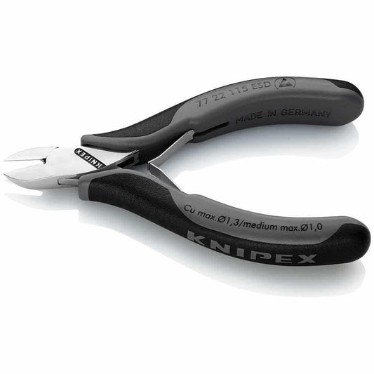 KNIPEX 115mm Electronics Diag Cutter Esd 7722115ESD