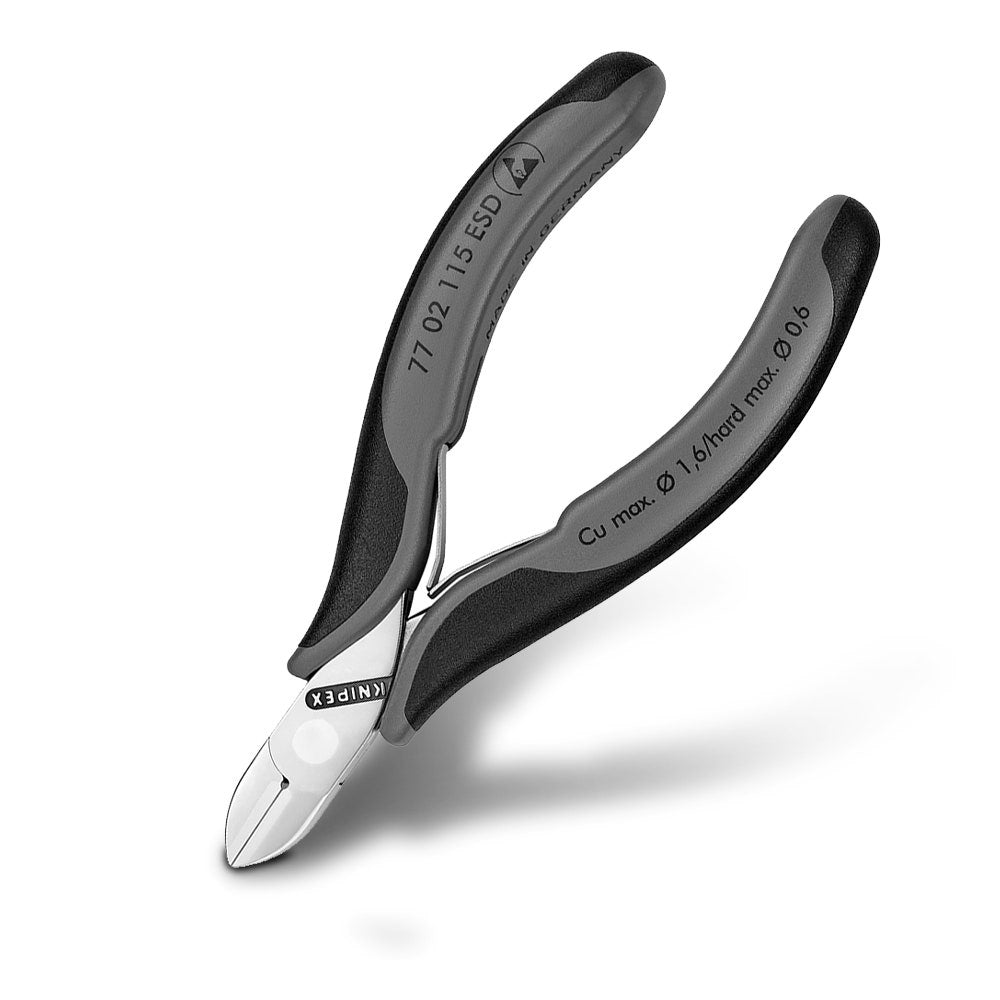 KNIPEX 115mm Electronics Diagonal Cutter EDS 7702115ESD