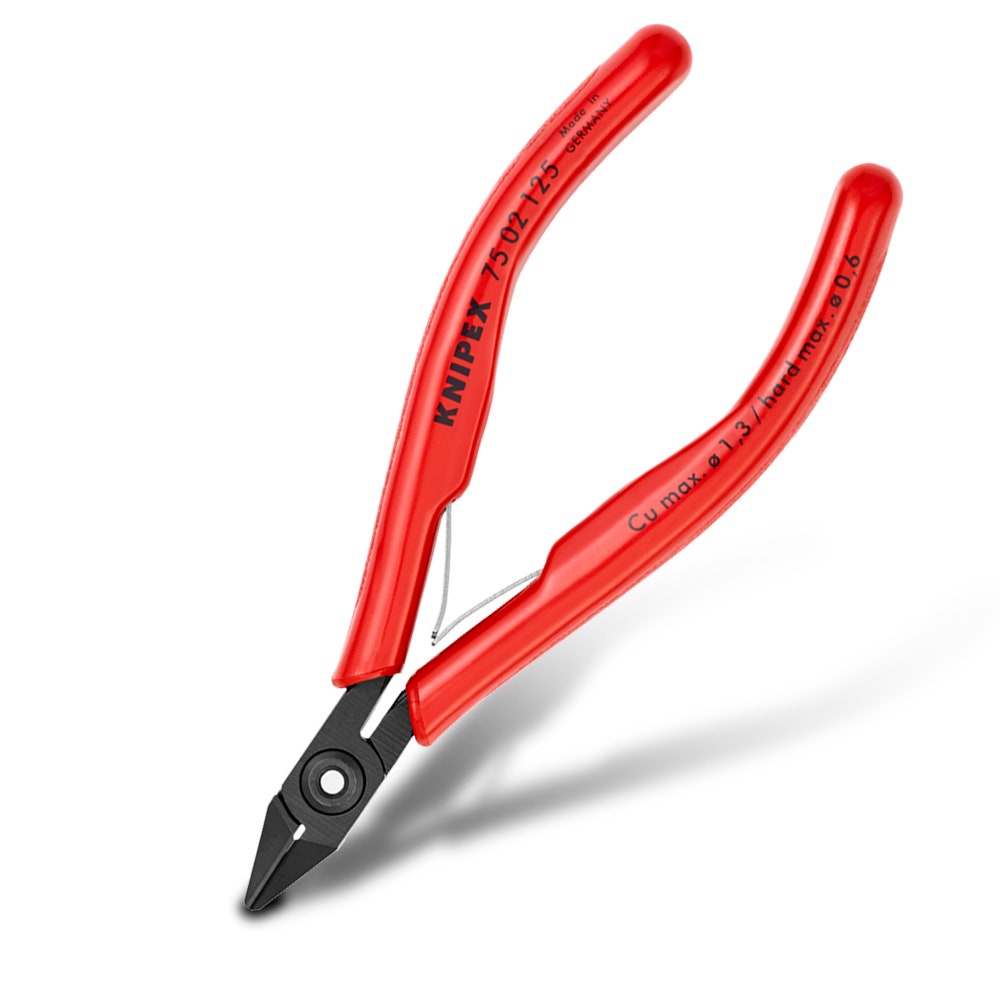 KNIPEX 125mm Electronics Diagonal Cutter 7502125SB