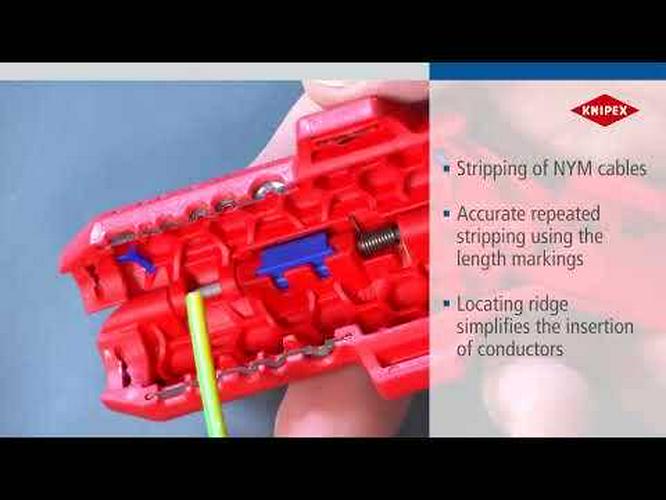 KNIPEX 135mm Ergostrip Universal Stripping Tool 169501