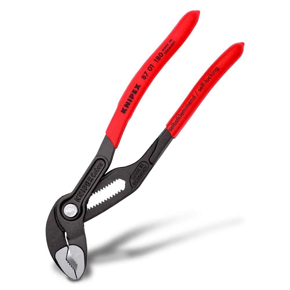 KNIPEX 180mm Cobra High-Tech Water Pump Pliers 8701180SB