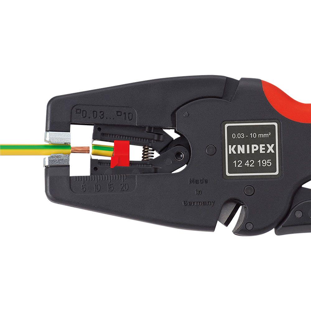 KNIPEX 195mm Automatic Insulation Stripper 1242195SB