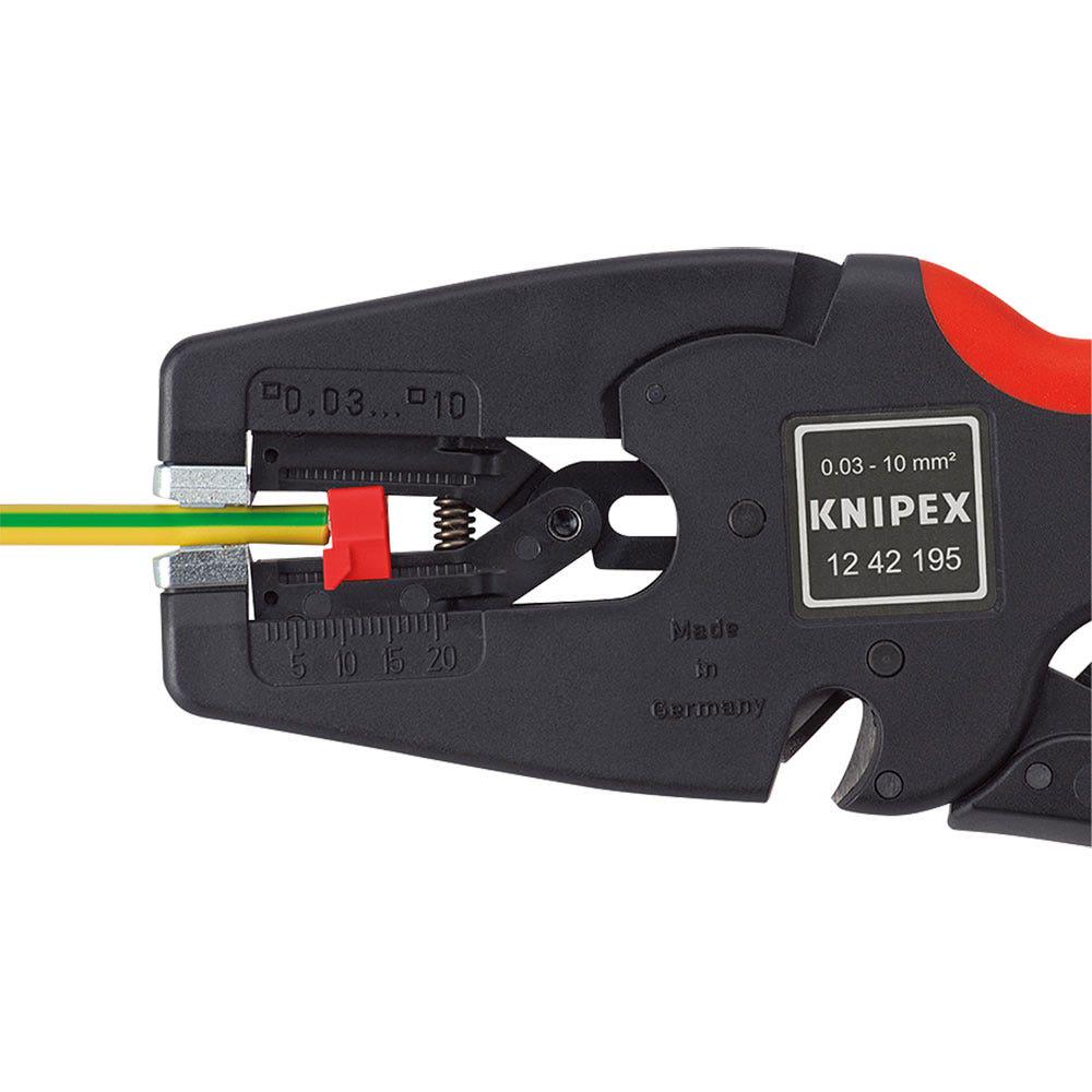 KNIPEX 195mm Automatic Insulation Stripper 1242195SB