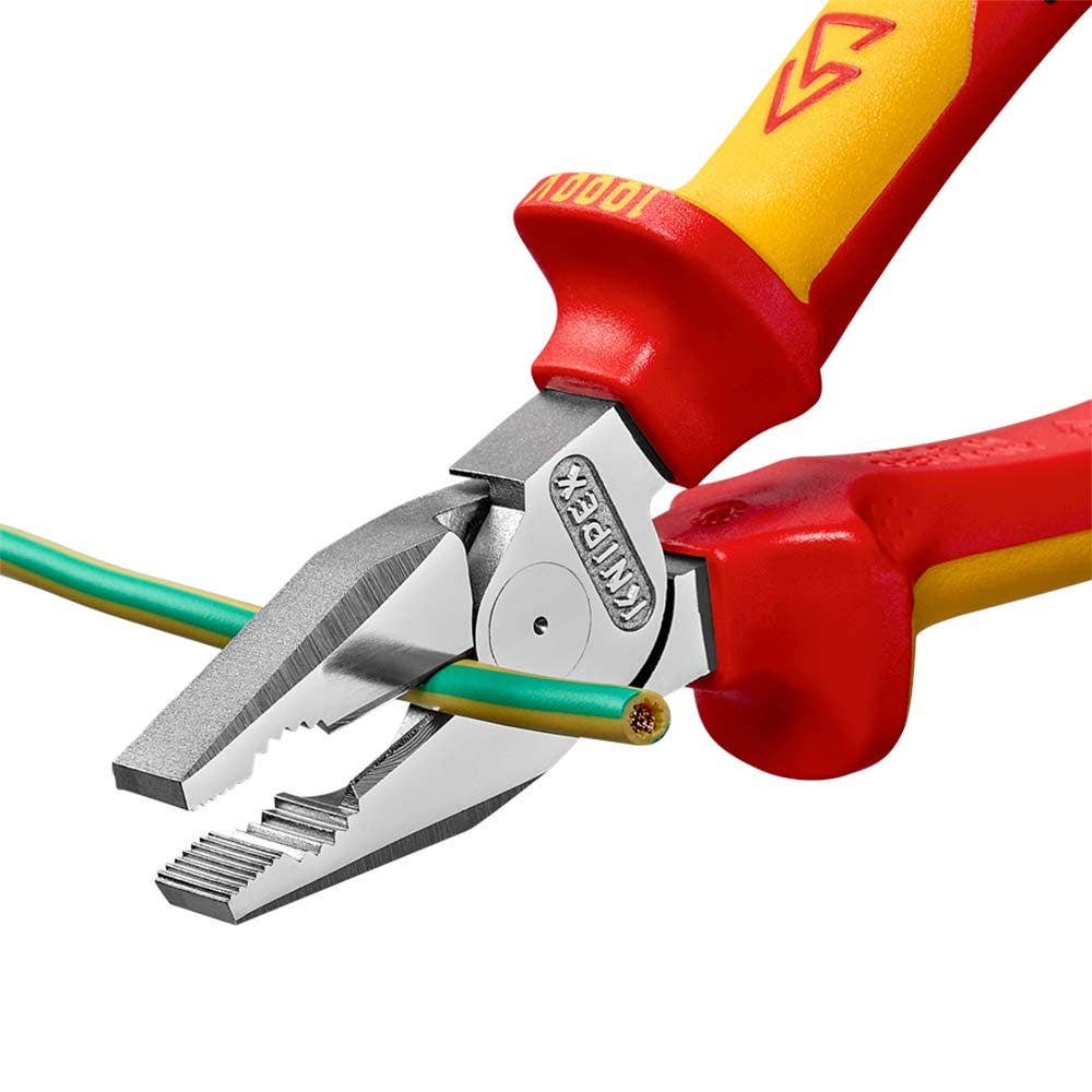 KNIPEX 200mm 1000V VDE High Leverage Combination Pliers 0206200SB