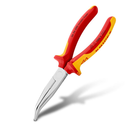 KNIPEX 200mm 1000V VDE Snipe Nose Side Cutting Pliers 2626200SB
