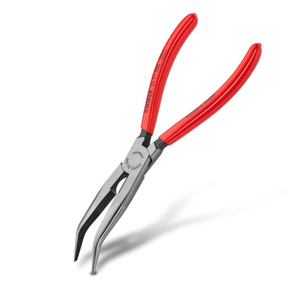 KNIPEX 200mm Snipe Nose Side Cutting Pliers Bent 2621200SB